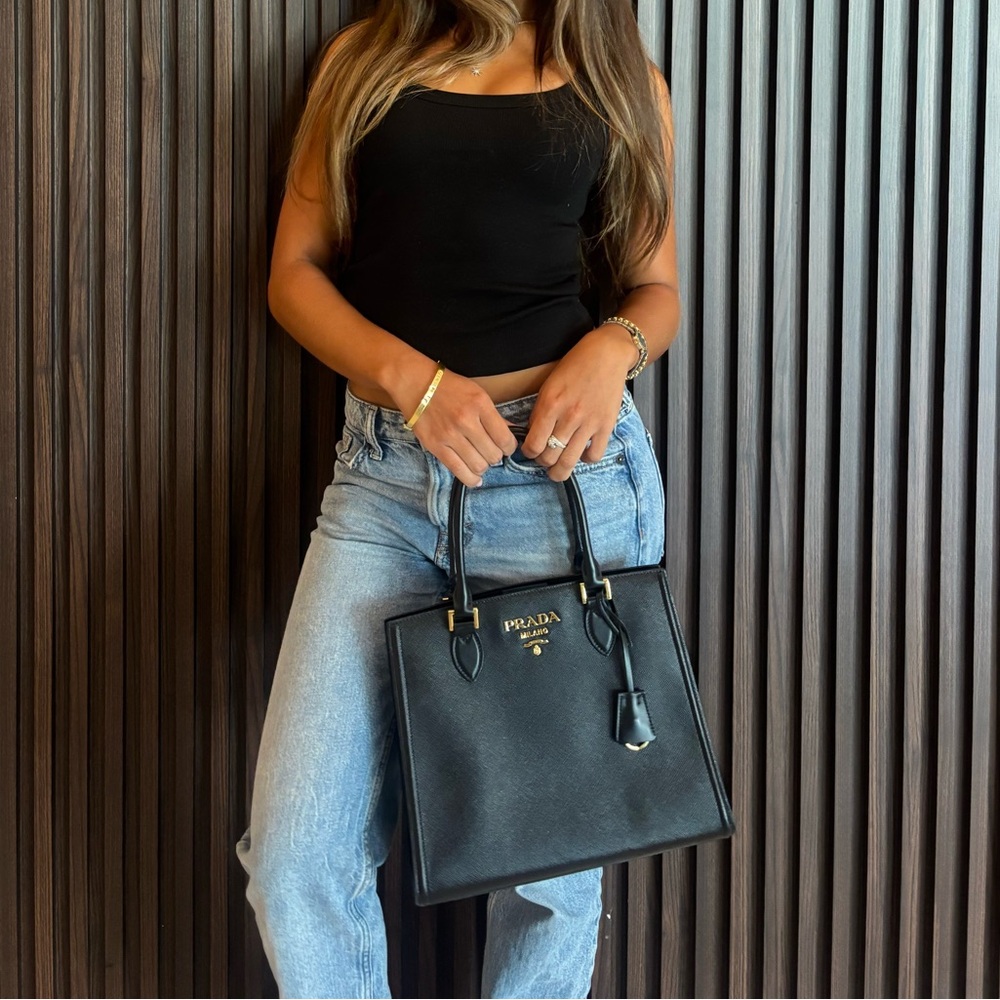 Prada Saffiano Soft Calfskin Large Tote